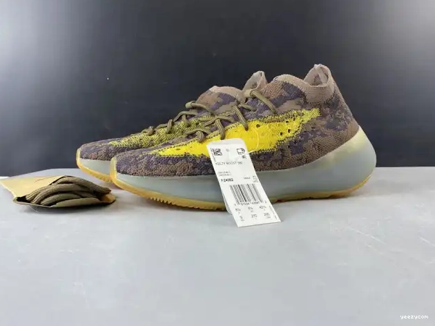 ADIDAS FZ4982 YEEZY 380 GOLD NON-REFLECTIVE 'COFFEE BOOST 0512
